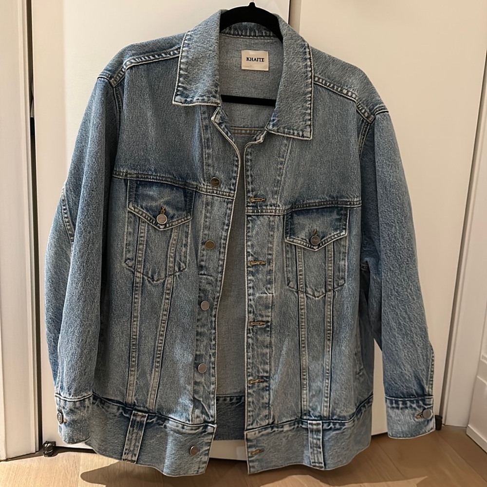 Khaite Grizzo denim jacket